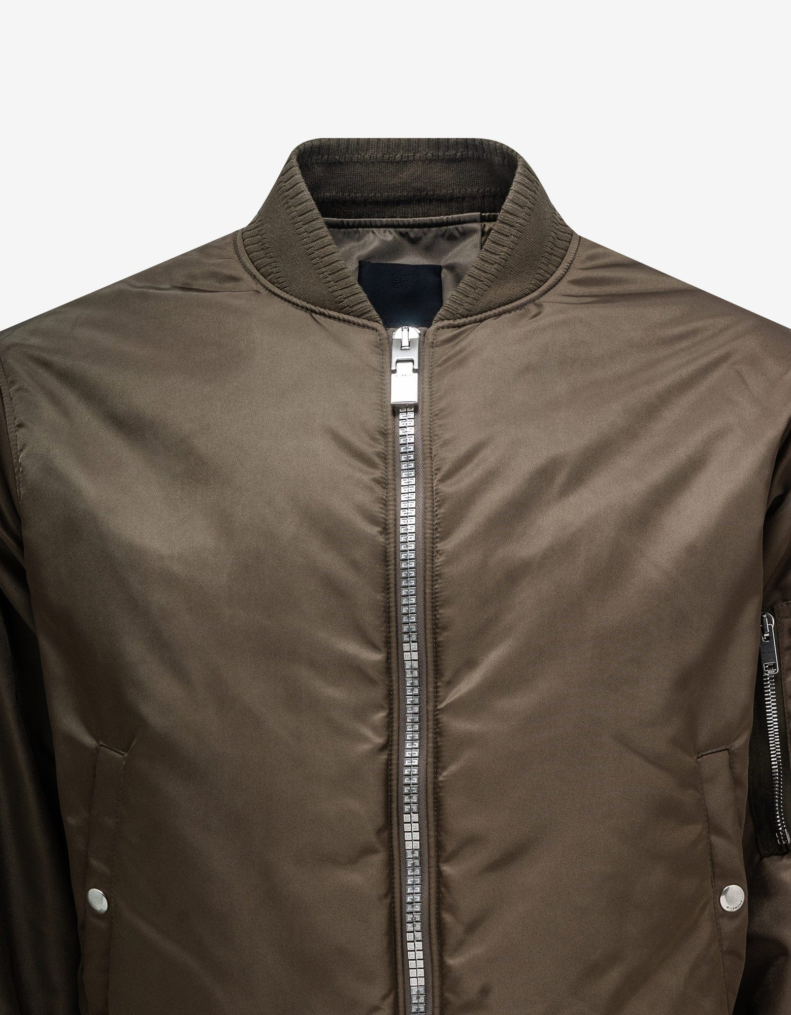 Givenchy Khaki Logo Bomber Jacket - 3