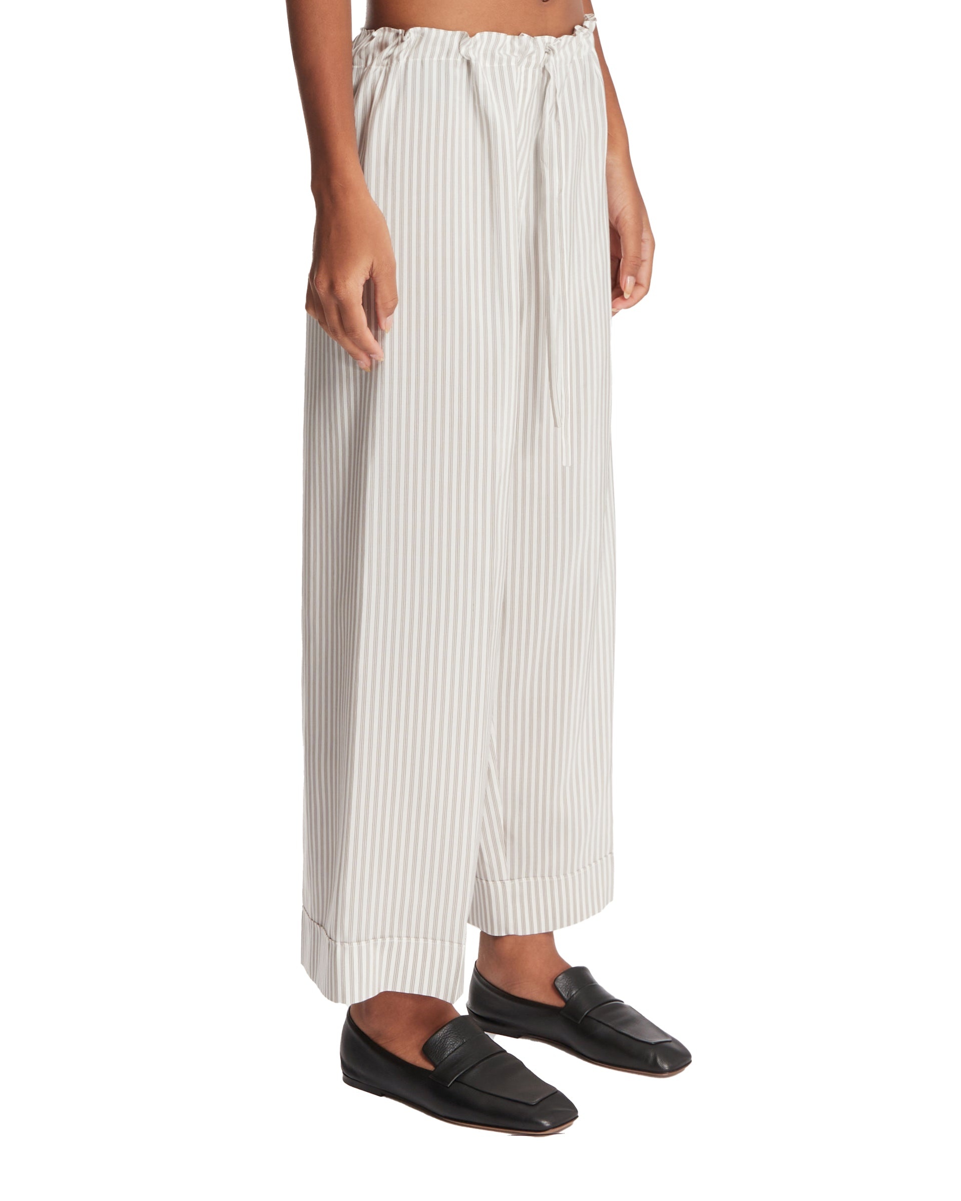 White Yayah Silk Pants - 4