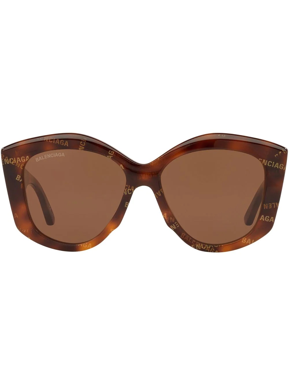 logo-embellished oversized sunglasses - 1