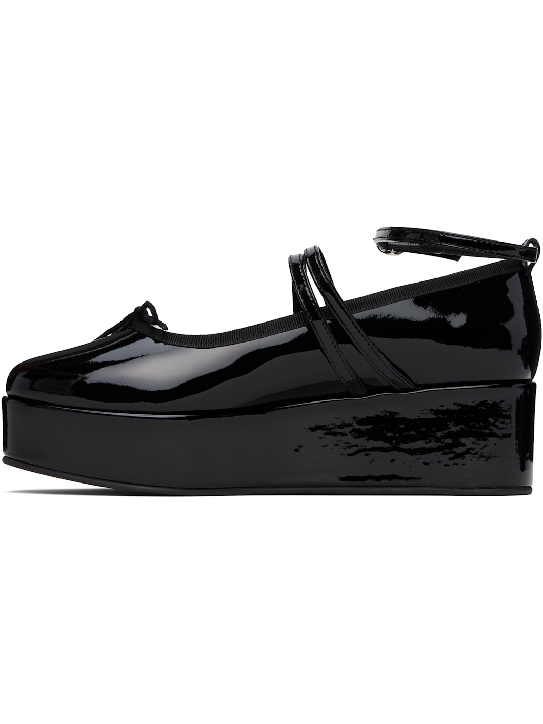 Black Cendrillon Platform Mary Jane Heels - 3