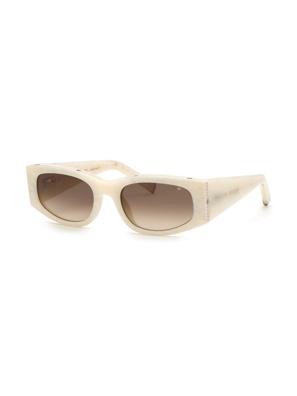 round-frame crystal-embellished sunglasses - 2