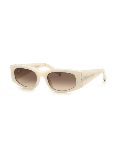 PHILIPP PLEIN round-frame crystal-embellished sunglasses outlook