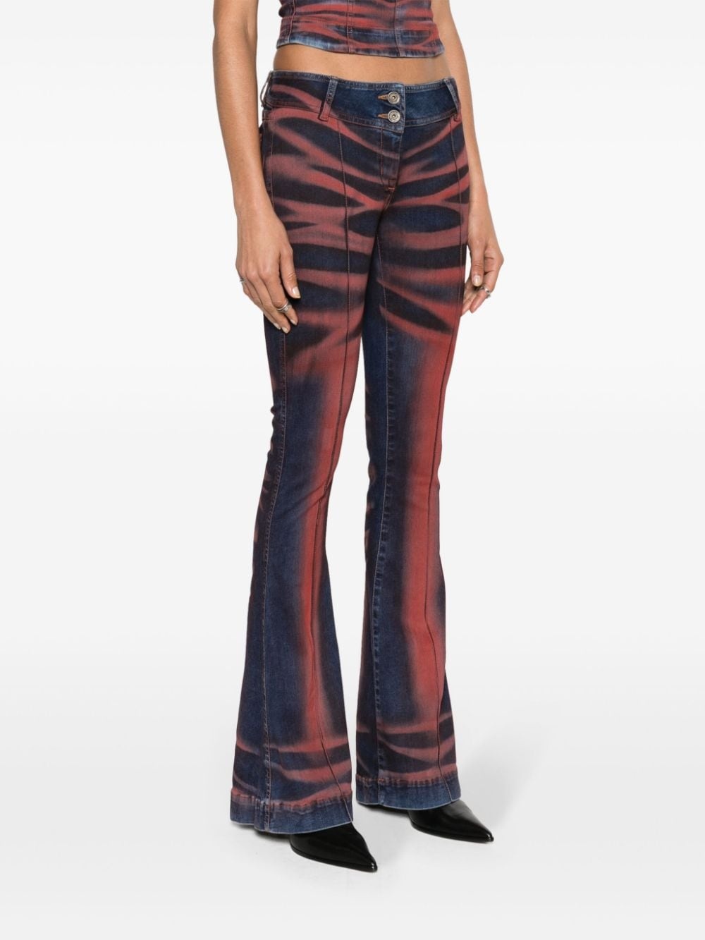 Harley low-rise flared jeans - 3