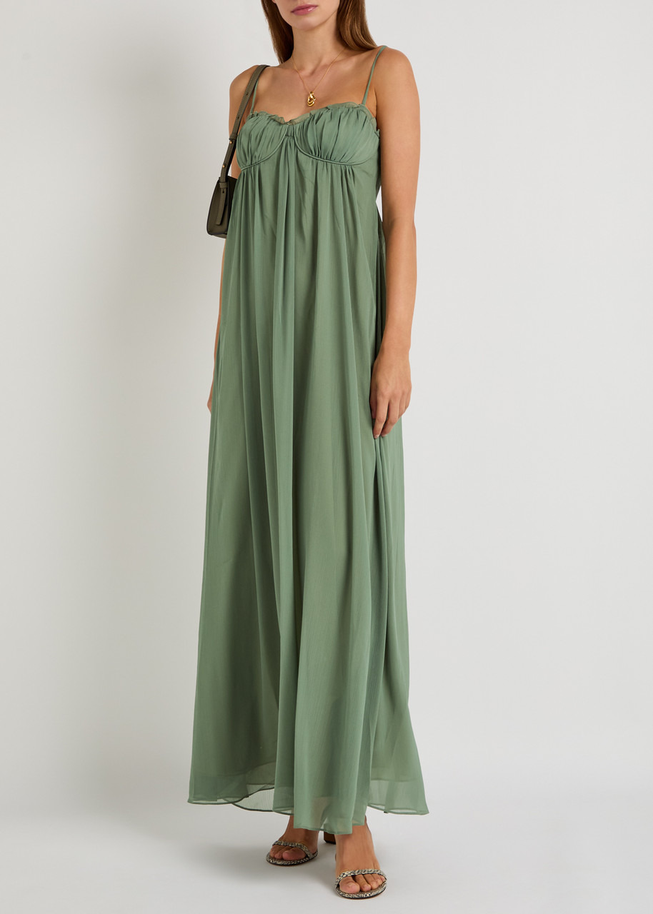 Reformation Cebba Georgette Maxi Dress - 4