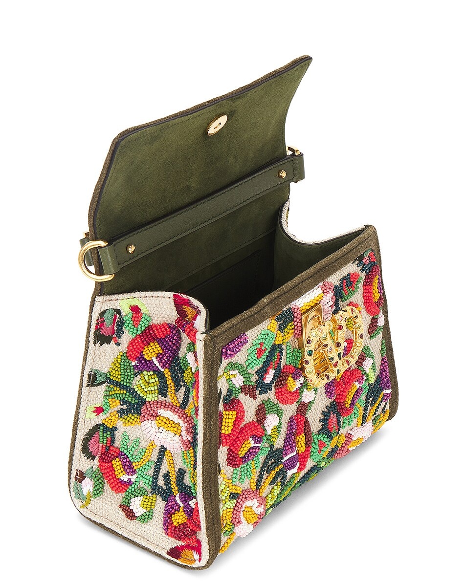 V Sling Mini Top Handle Bag - 5