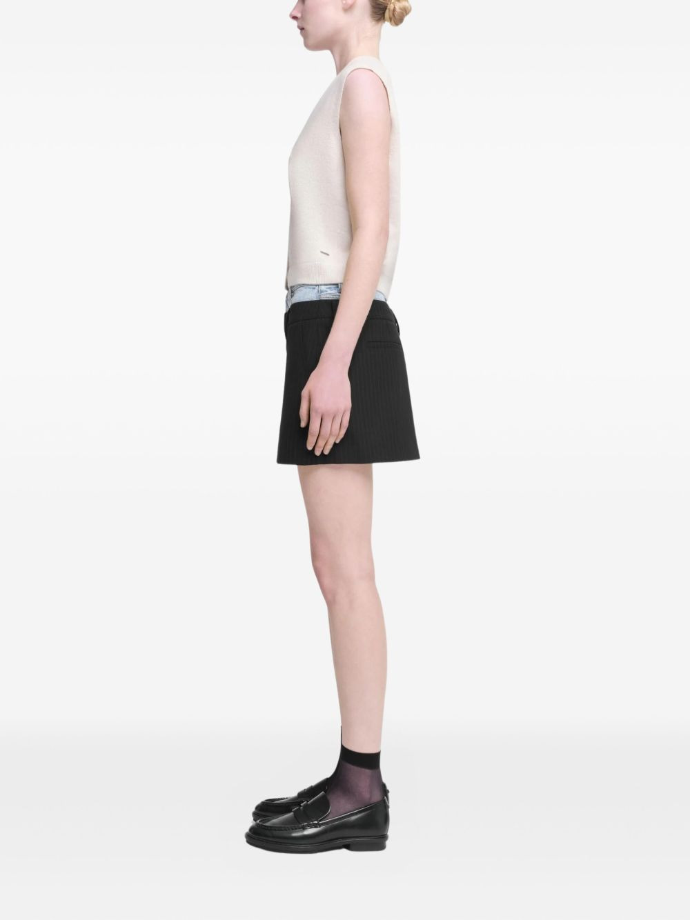 button-front cashmere vest - 3