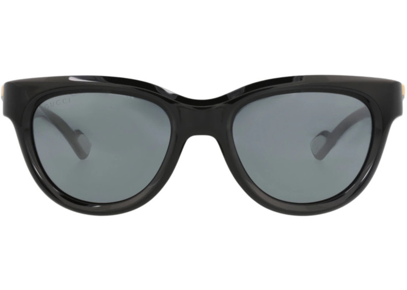 Gucci Round-Frame Injection Sunglasses Black Black Grey (GG1620S-30014934-001) 1