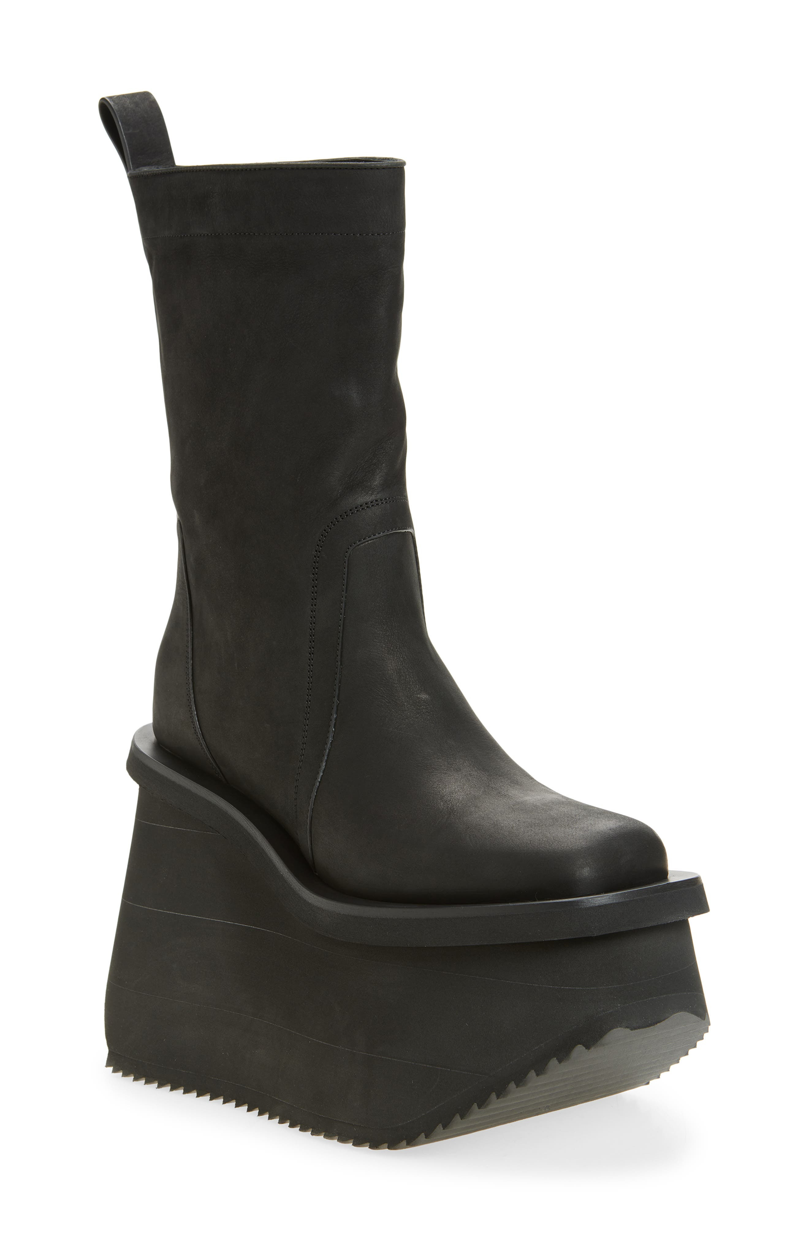 Rick Owens Concordians Factory Boot in Black at Nordstrom - 1