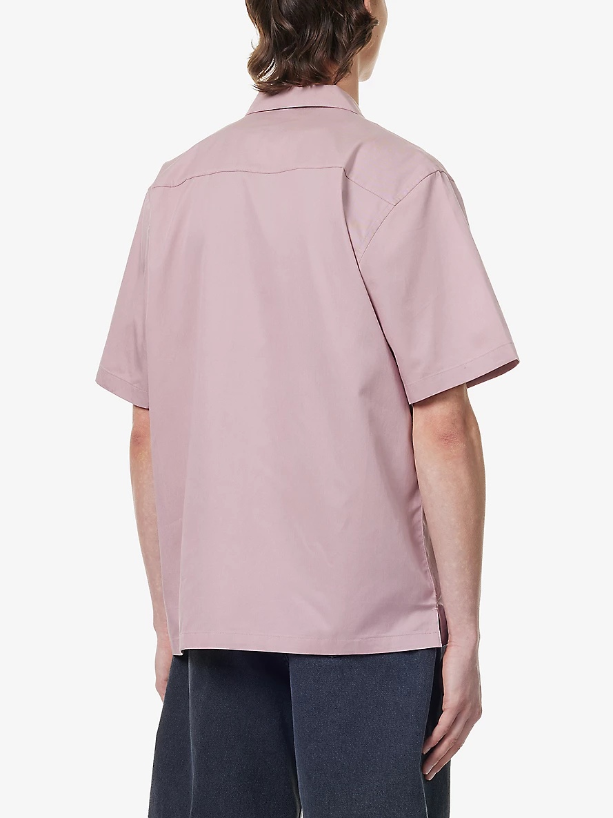 Delray short-sleeve relaxed-fit woven shirt - 4