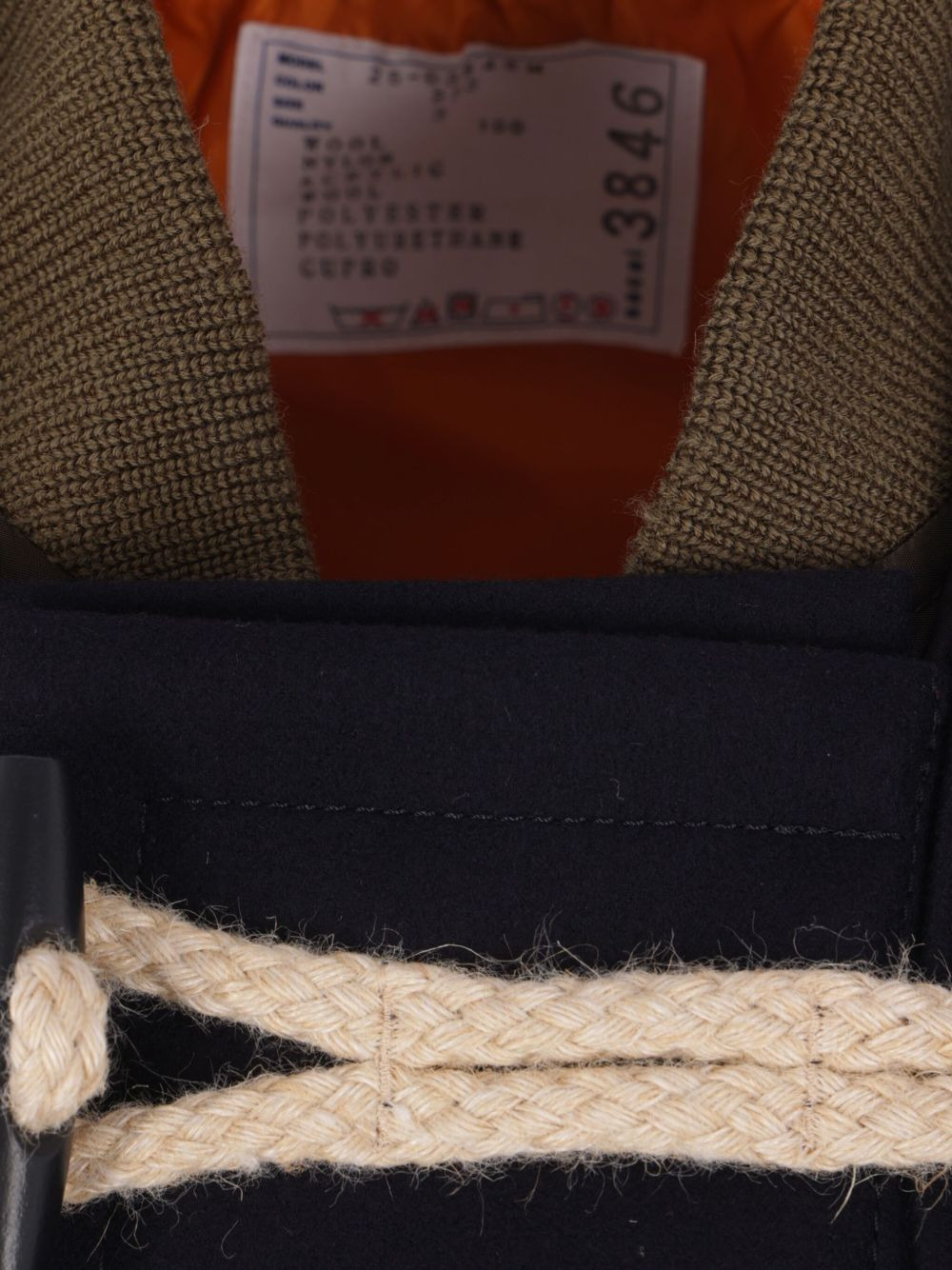hooded toggle-fastening coat - 3