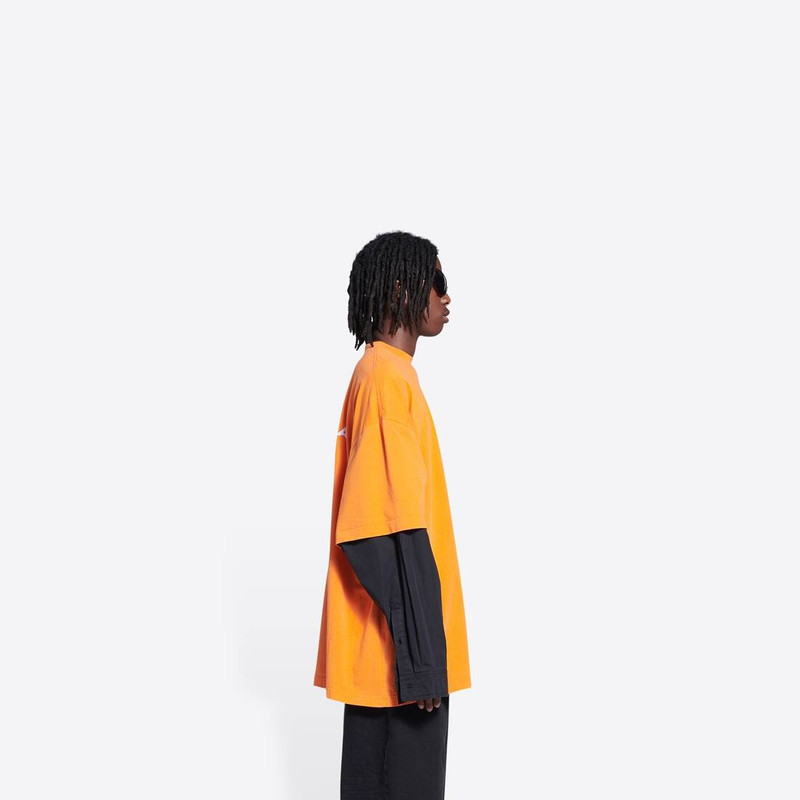 Men's Year Of The Tiger Patched Sleeves in Orange 4