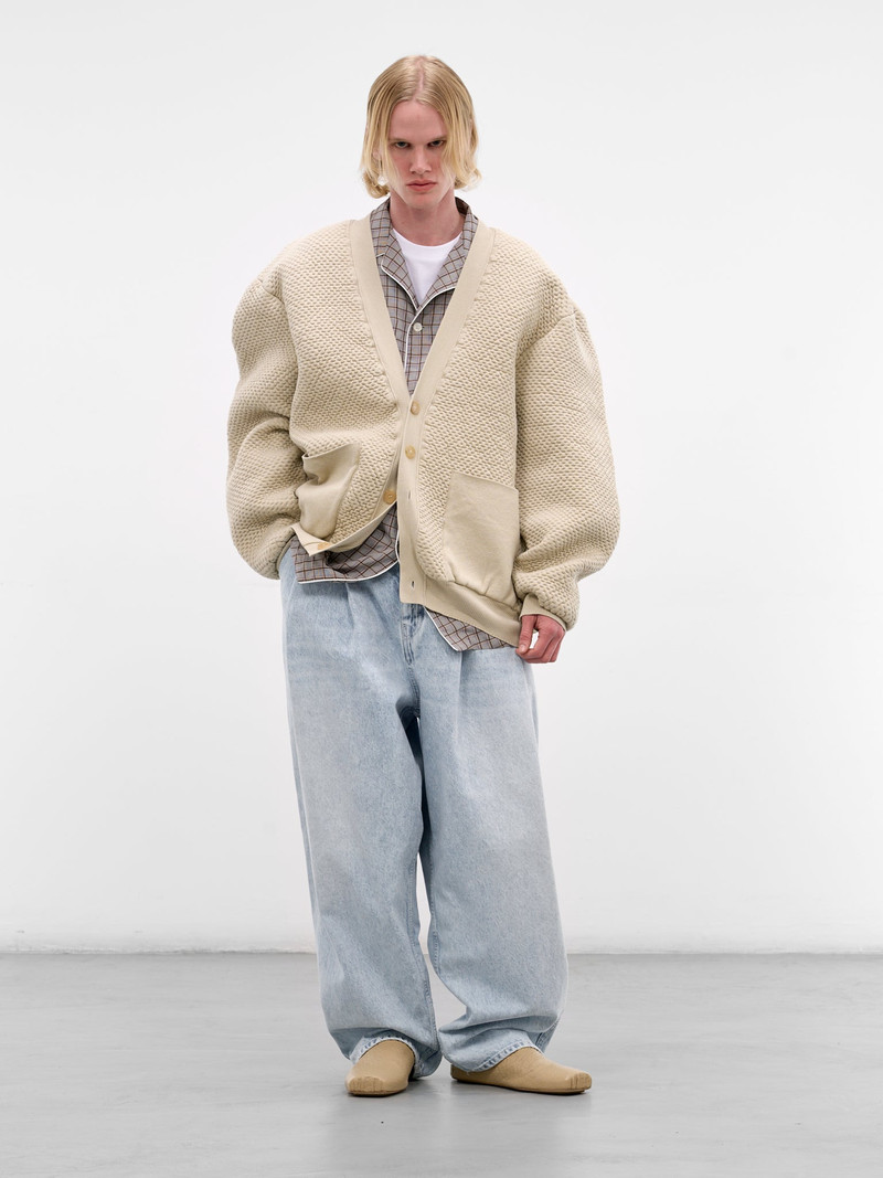 HED MAYNER Faded Blue Denim Baggy Jeans outlook