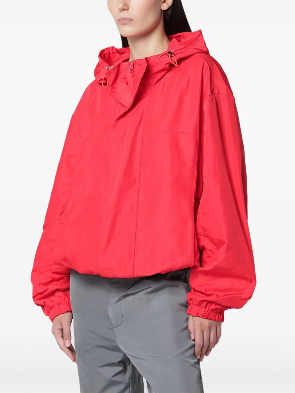 storm-flap hooded windbreaker - 1