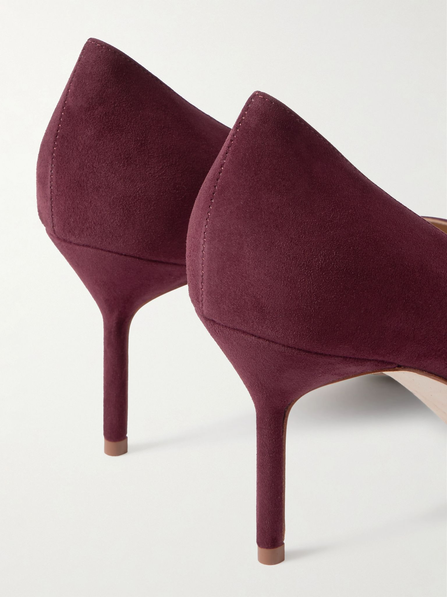 BB 70 suede pumps Burgundy - 4