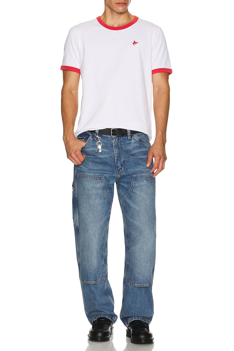 568 Loose Straight Double Knee Jean - 5