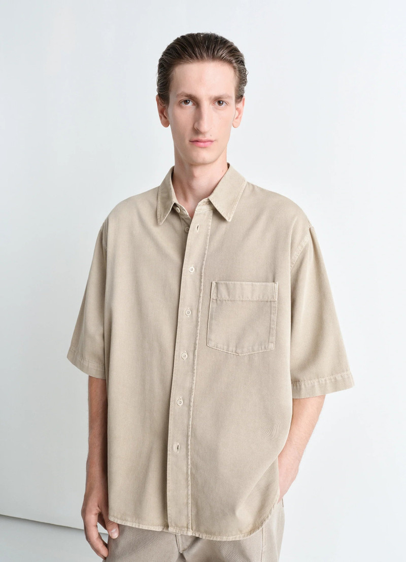 Lemaire SHORT SLEEVE DENIM SHIRT outlook