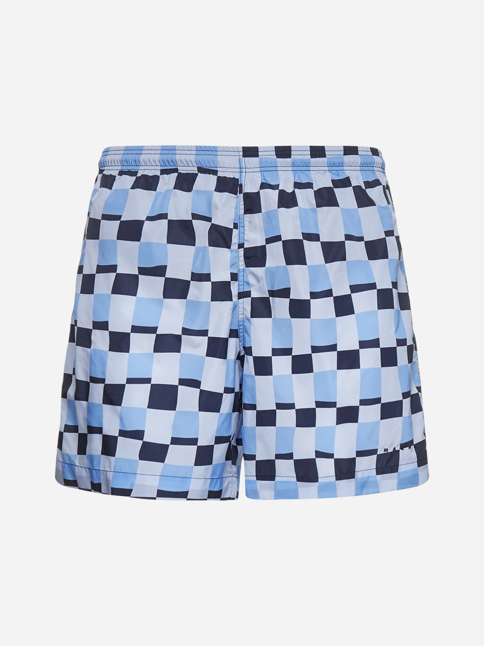 Printed nylon swim shorts - 1