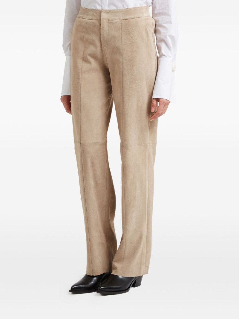STOULS suede panel trousers outlook
