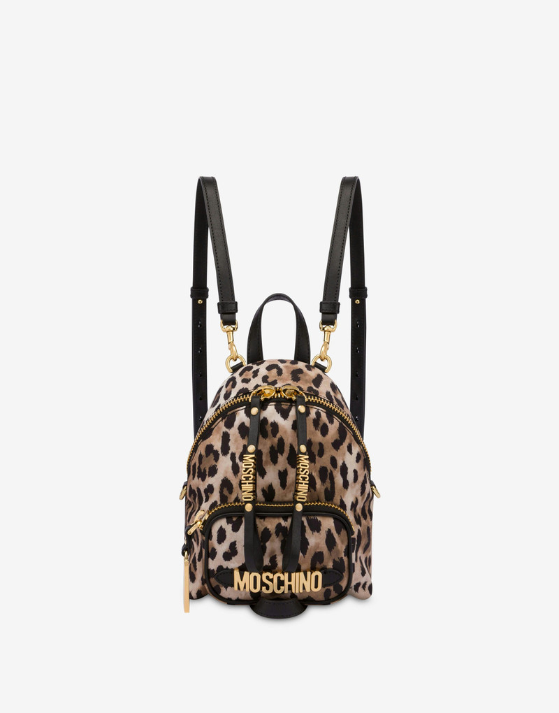 LEOPARD PRINT MINI BACKPACK 1