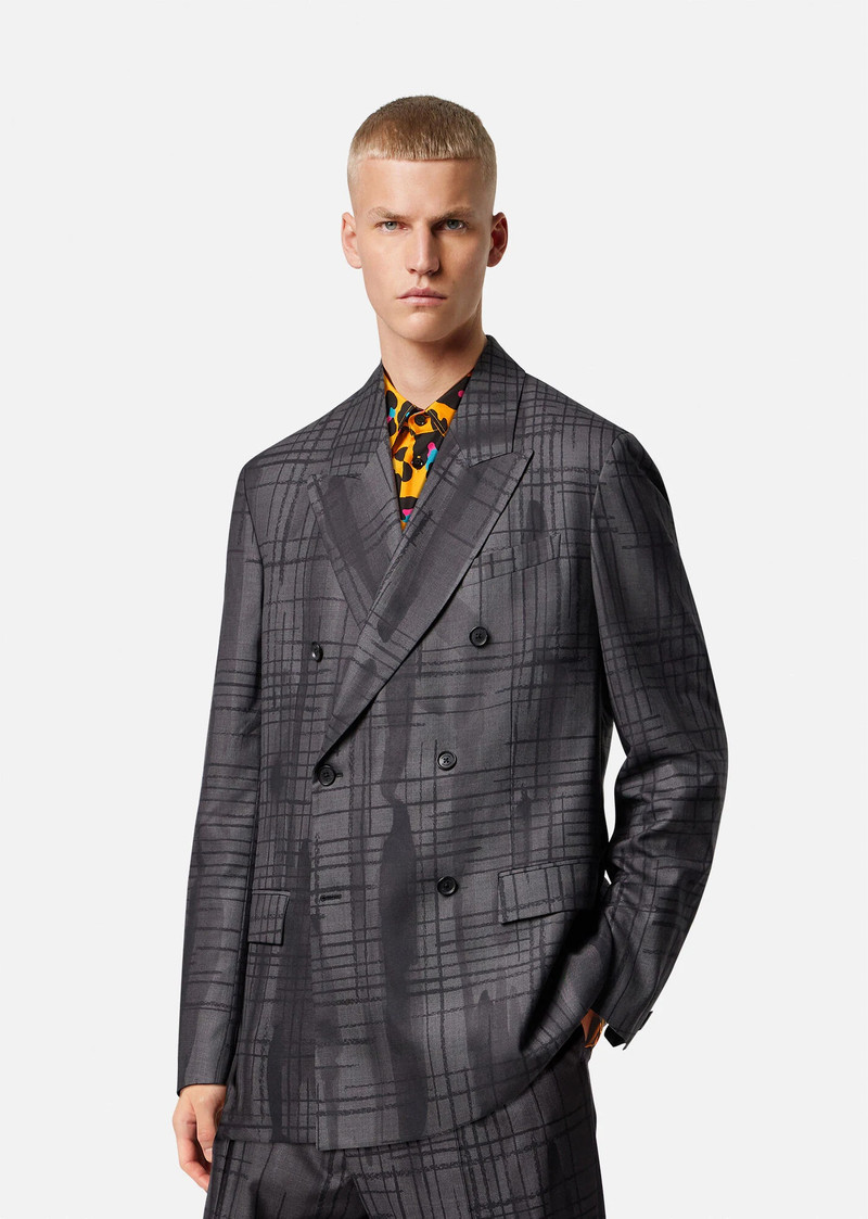 Metropolitano Check Wool Blazer 3