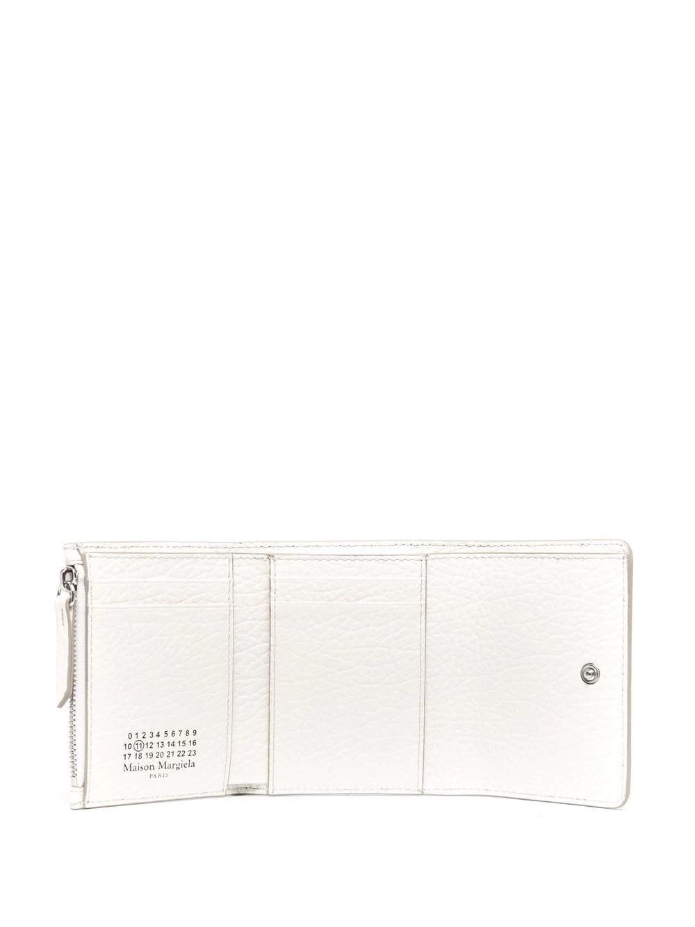 four-stitch grained-leather wallet - 3