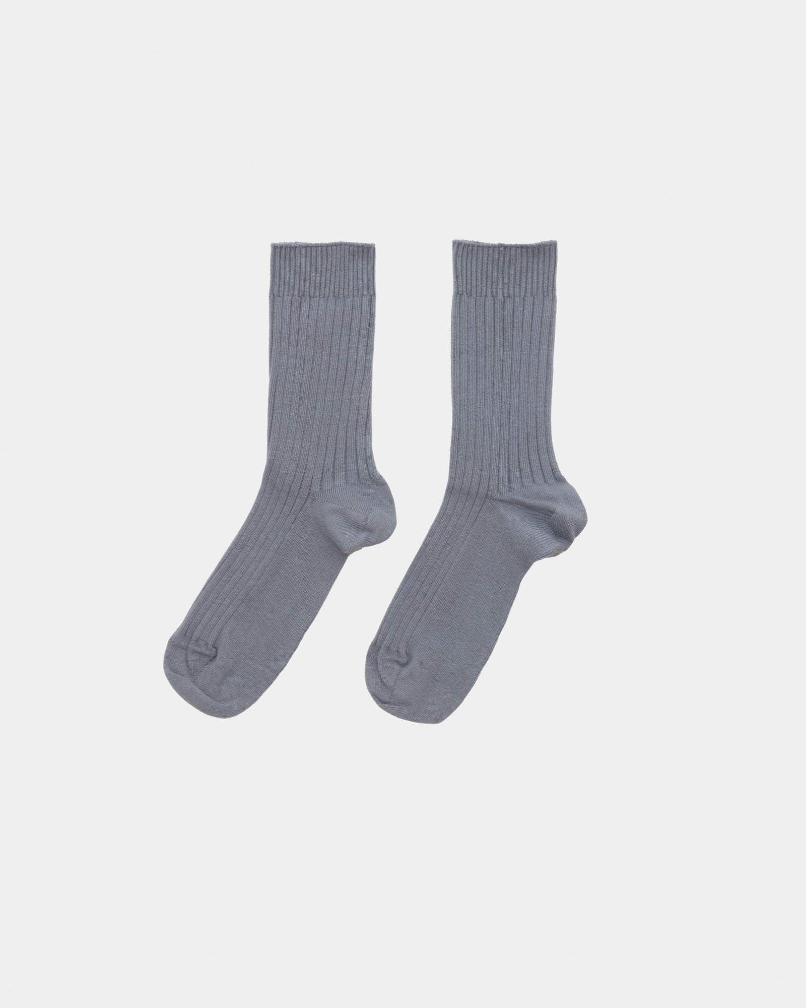 Rib Overankle Socks - Organic Cotton Rib - 5