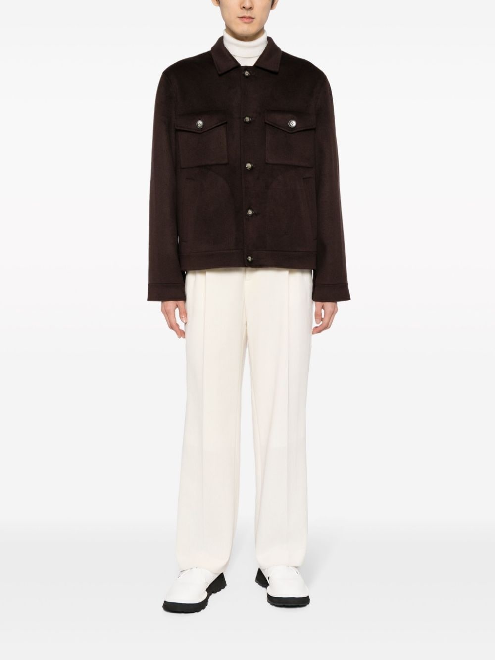 Rhys brushed shirt jacket - 2