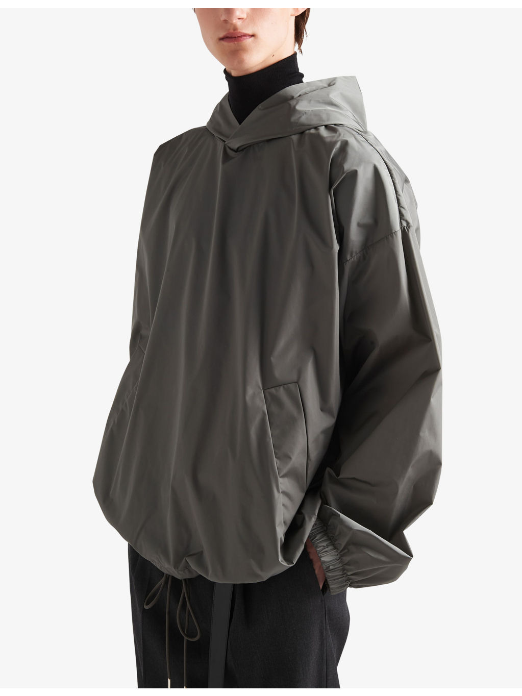 Light technical hooded nylon jacket - 3