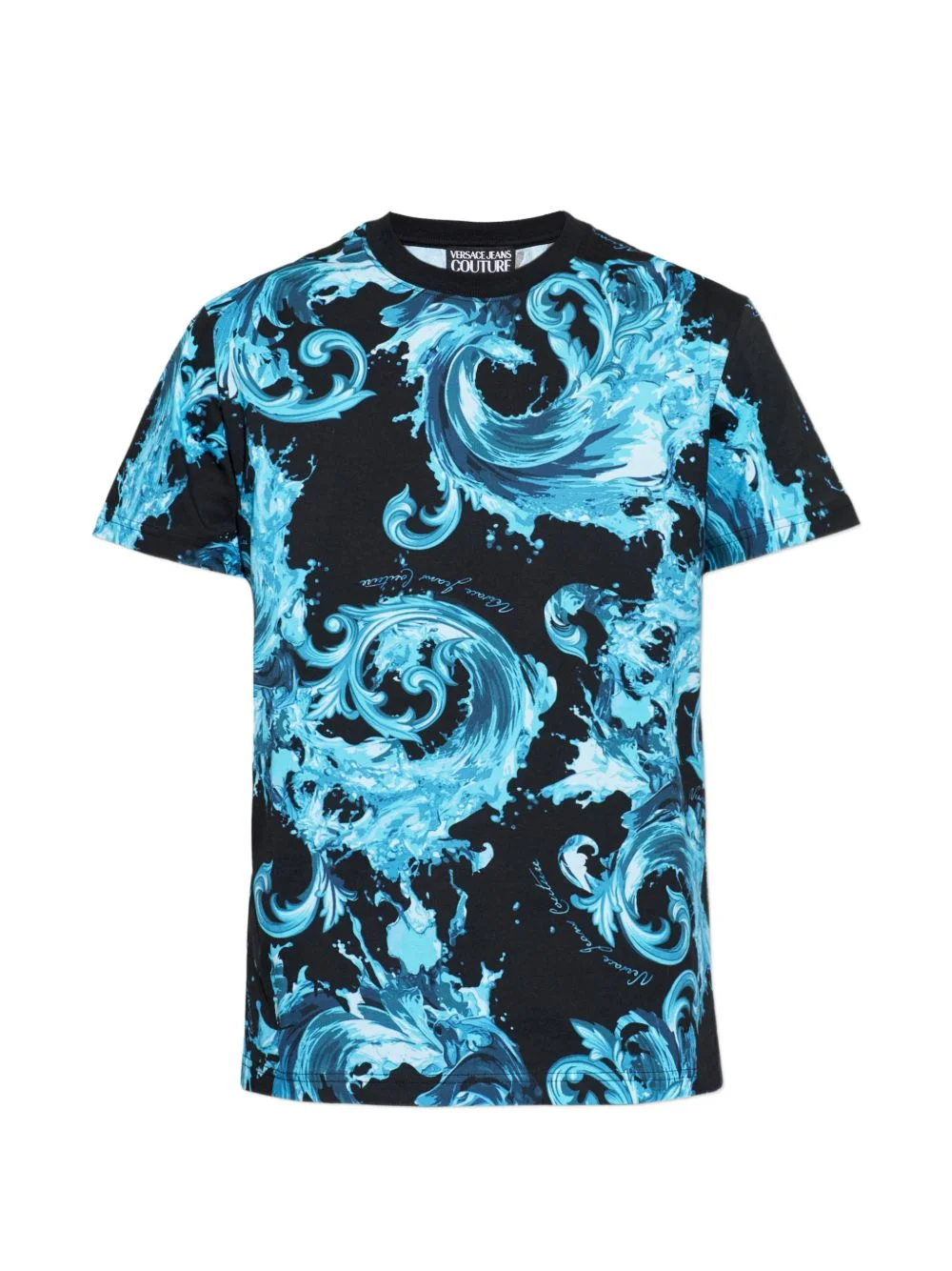 baroque-print T-shirt - 1