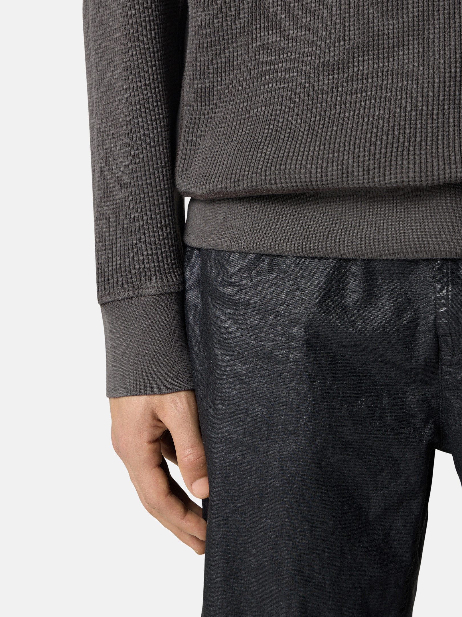 6100008 ORGANIC COTTON WAFFLE FLEECE - 5