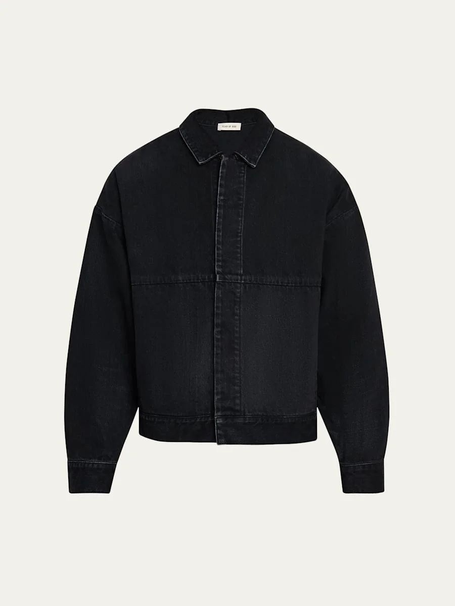 Men's Denim Trucker Jacket - 1