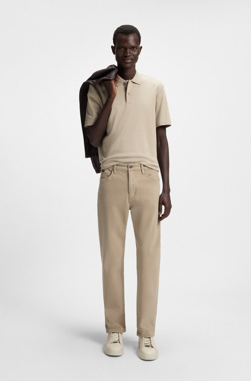BOSS SLIM-FIT JEANS IN SATIN-TOUCH COMFORT-STRETCH DENIM outlook