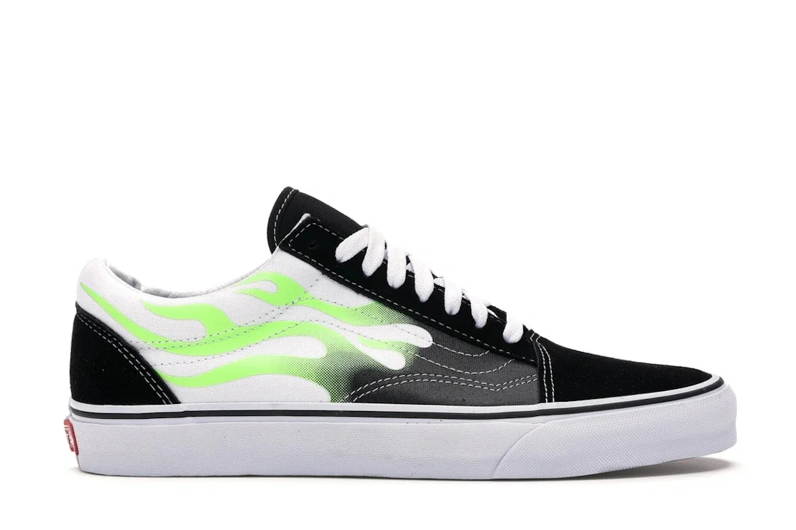 Vans Old Skool Flame Black True White - 1