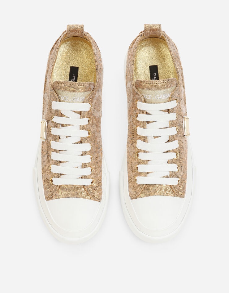 Brocade Portofino light sneakers with logo plate - 4