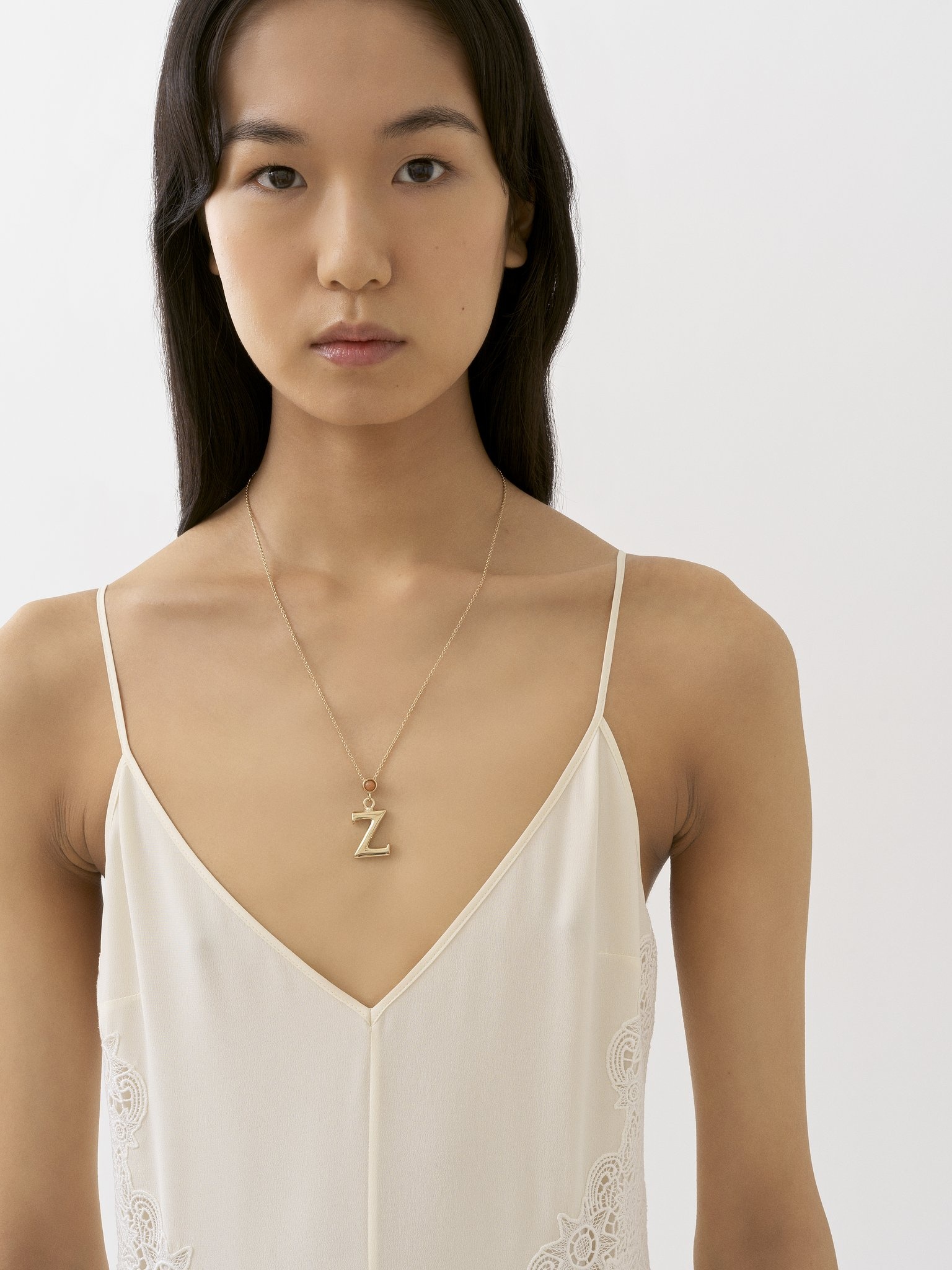 ALPHABET NECKLACE WITH PENDANT Z - 3