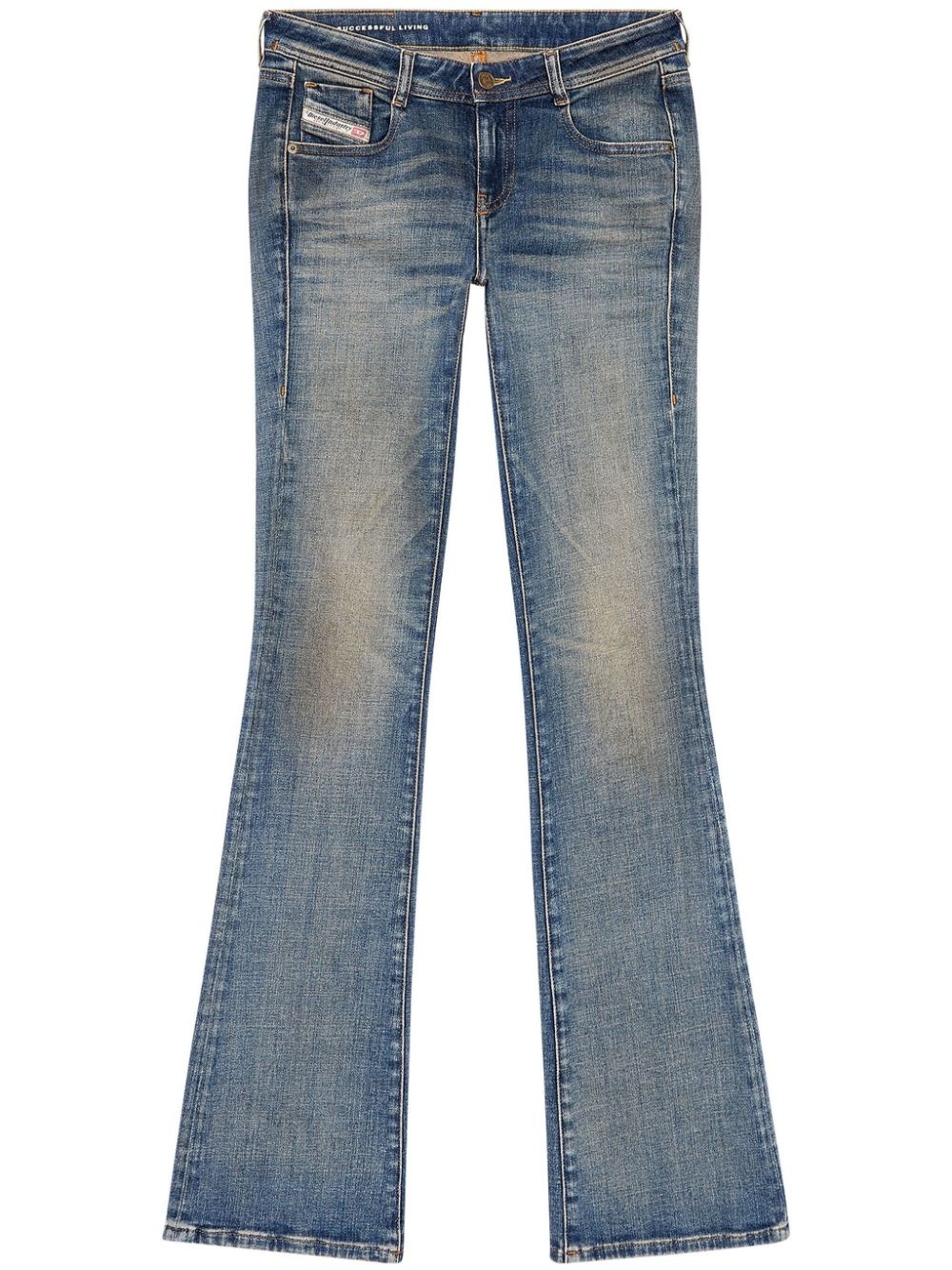 D-Ebbey low-rise bootcut jeans - 1