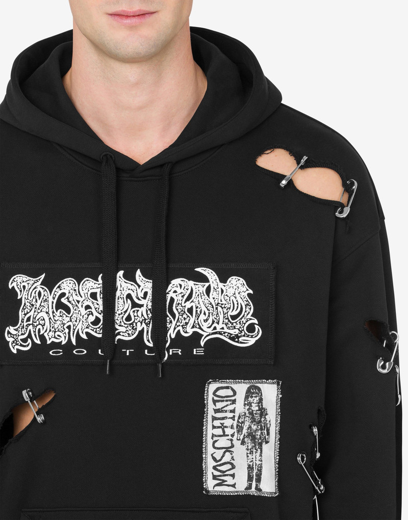 SAFETY PINS ORGANIC COTTON SWEATSHIRT 4