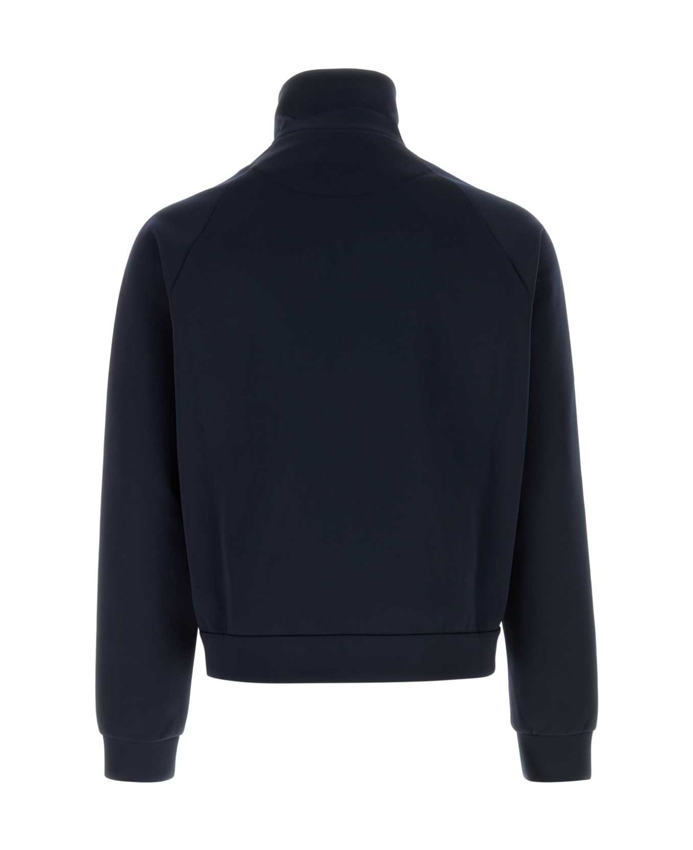 Navy Blue Tech Fabric Sweatshirt - 2