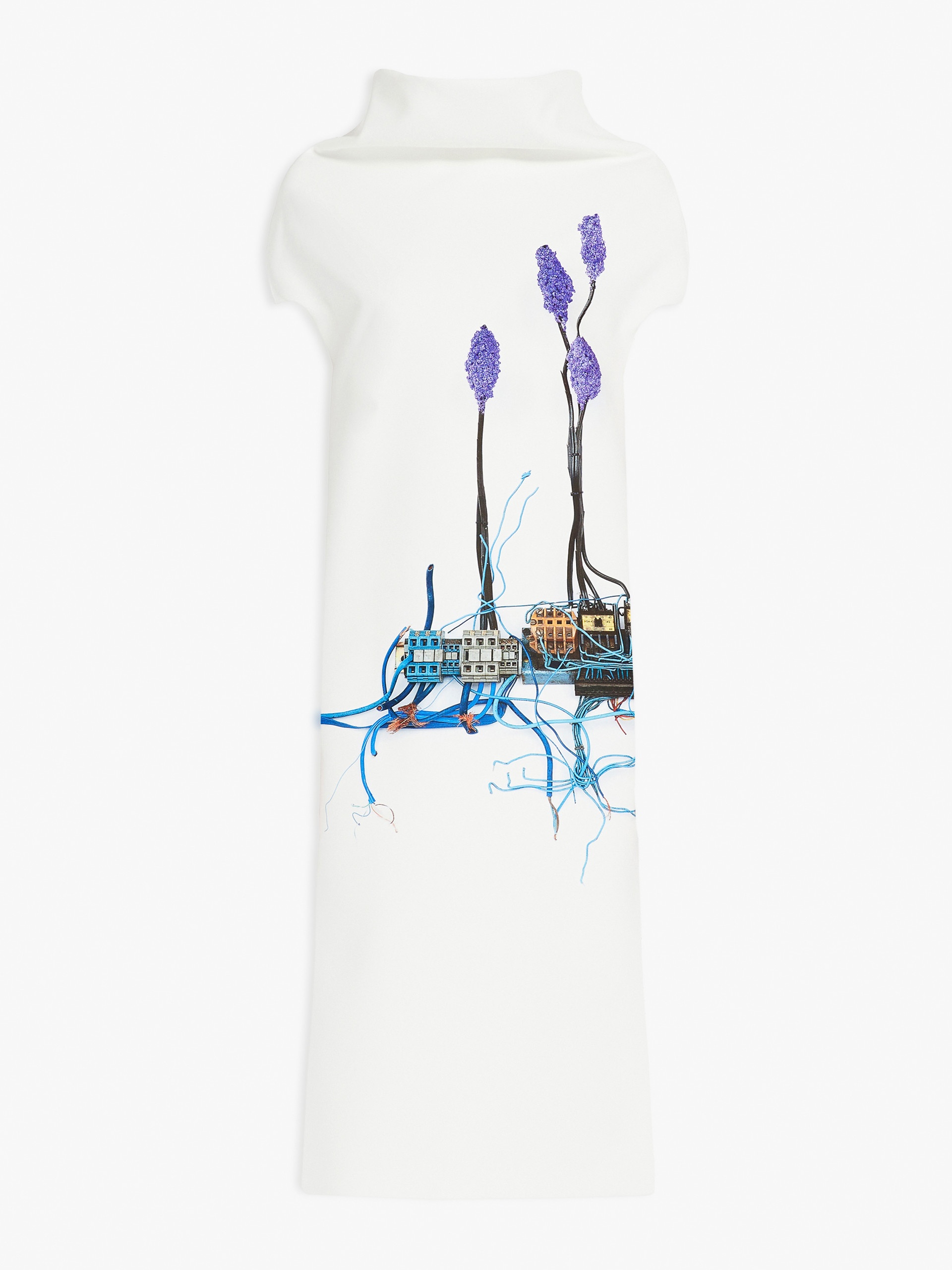 ALCIDE Printed cocoon dress - 1