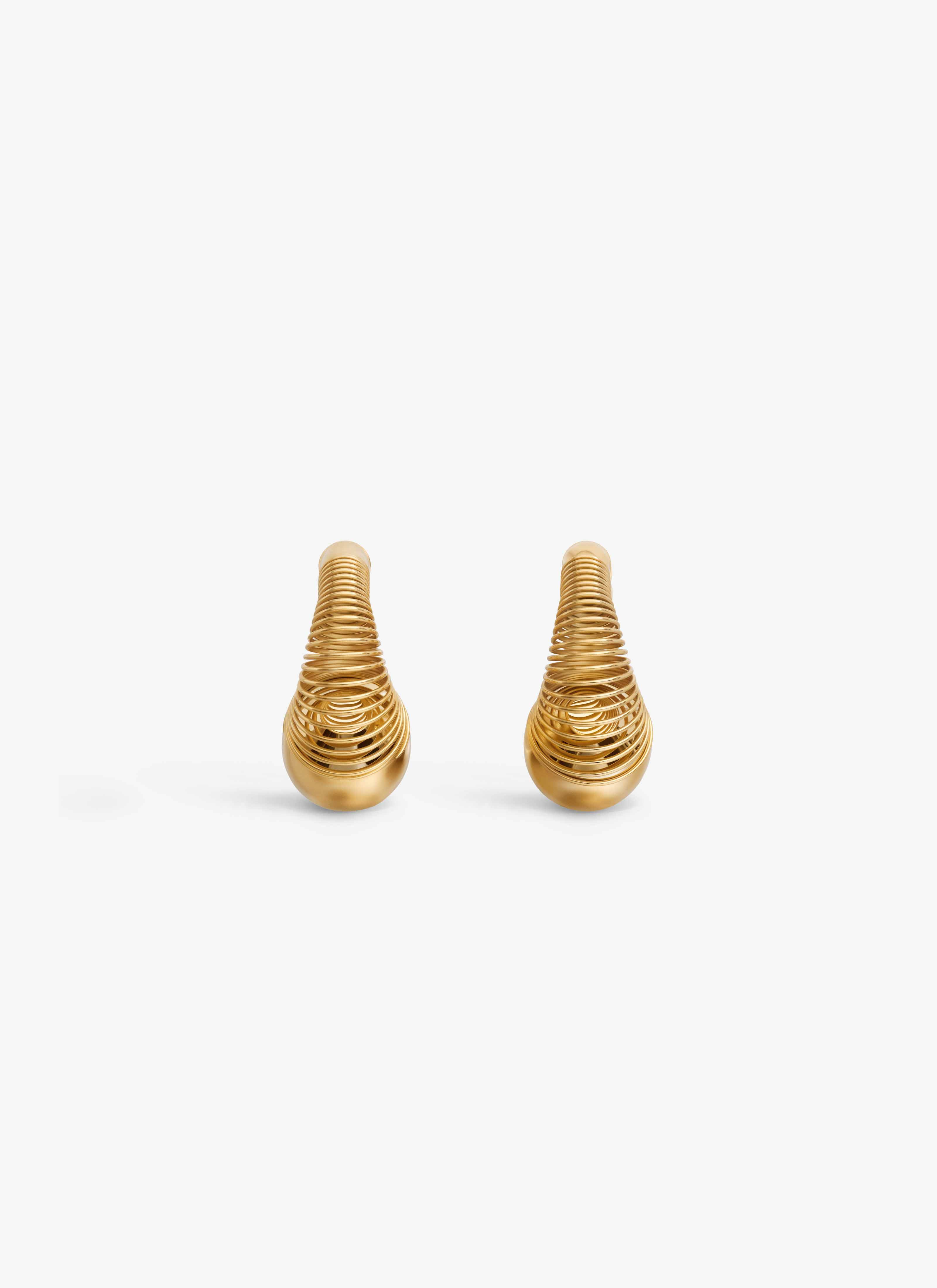 SPIRAL SPHERE EARRINGS - 3