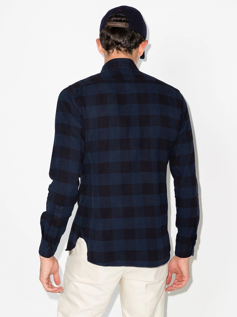 checked buttoned shirt - 3