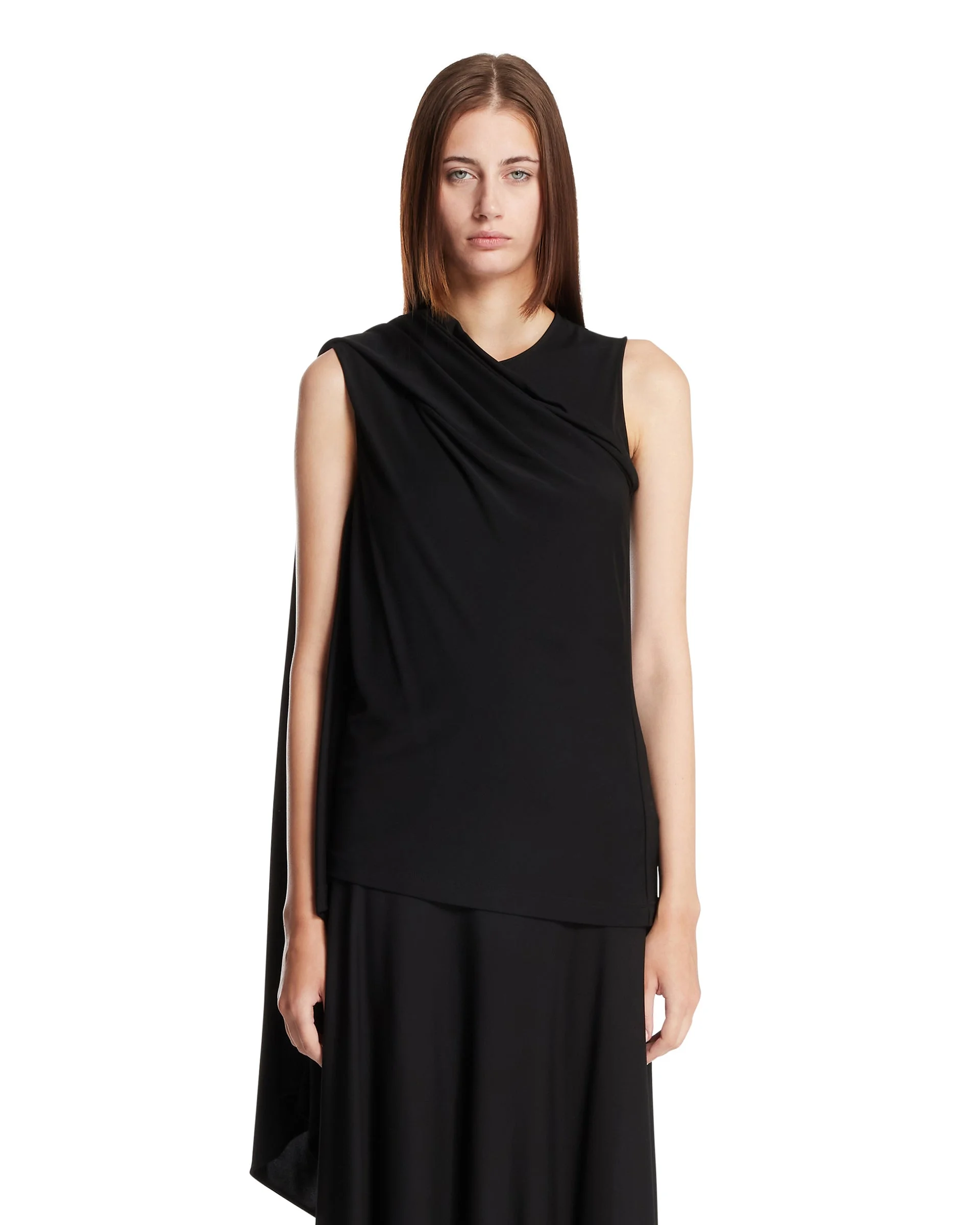 Black Isadra Jersey Top - 1