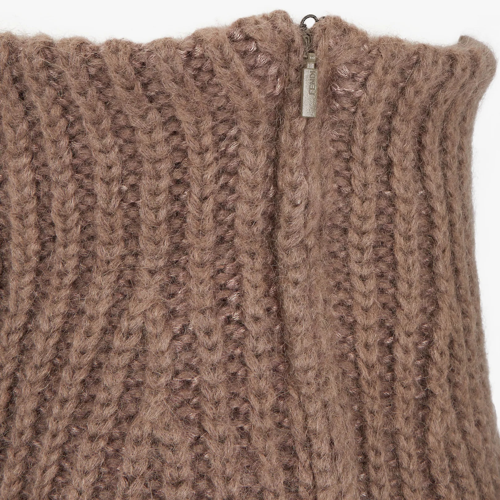 Brown mohair skirt - 3