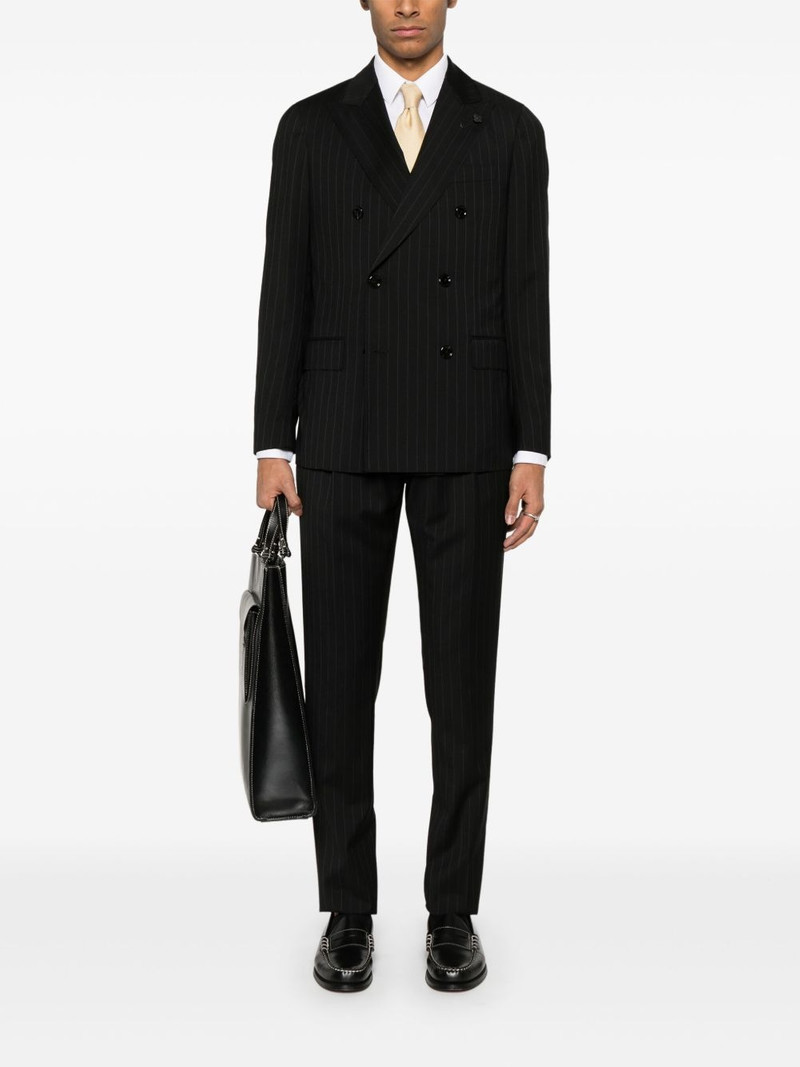 LARDINI pinstripe suit outlook