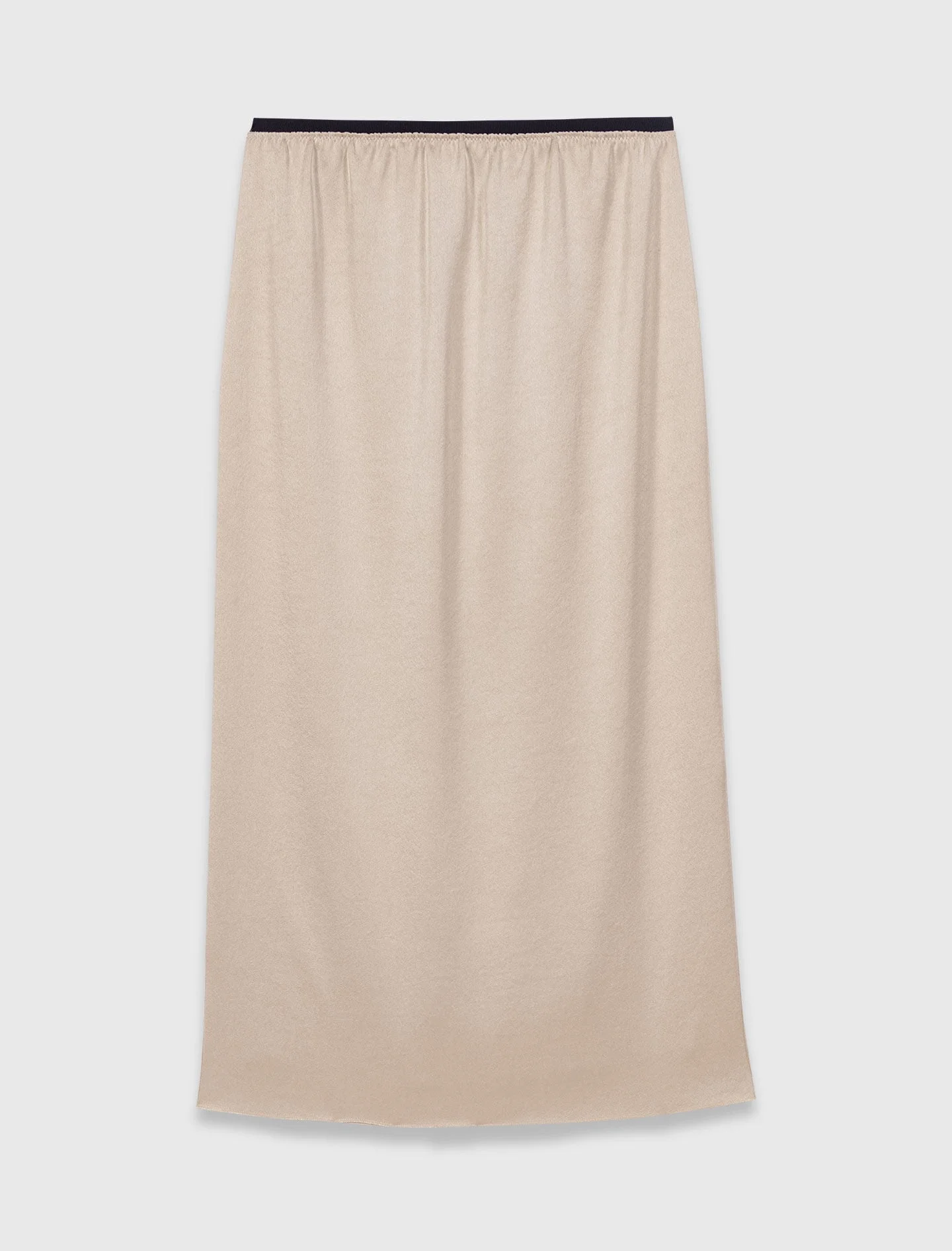 Satin pencil skirt - 1