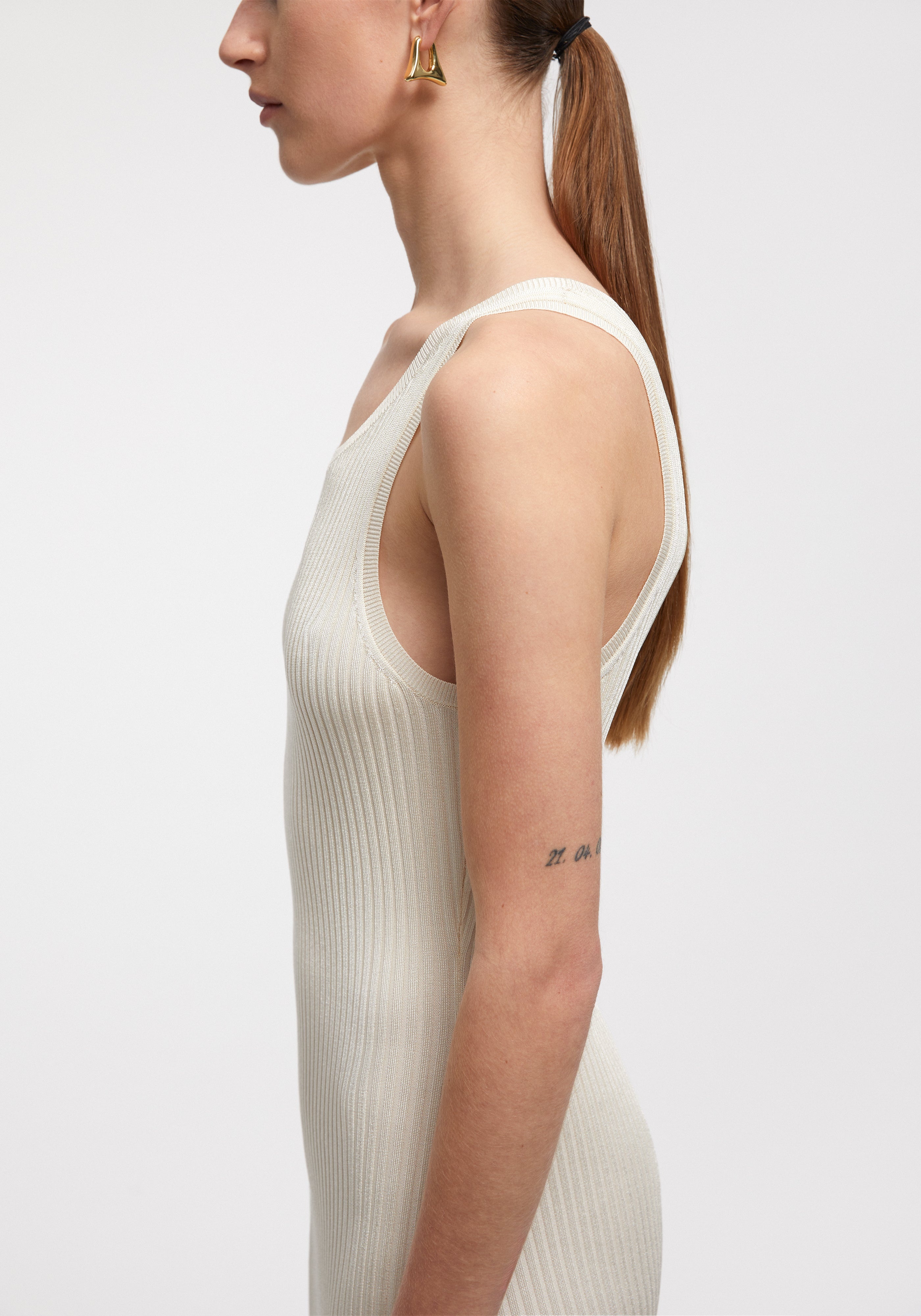 EMA
Rib-knit racer neck maxi dress - 3