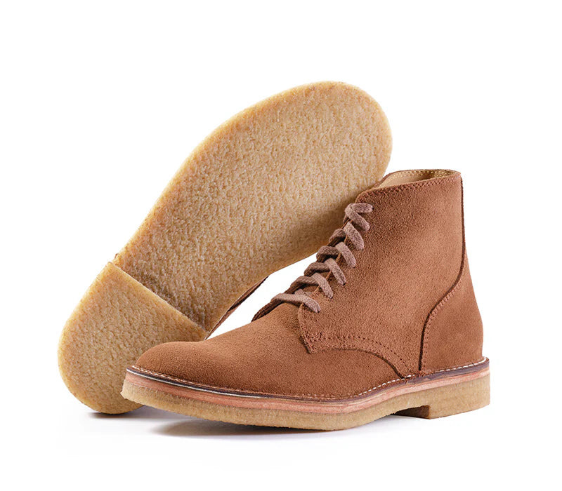LK-044 Sahara Japanese Suede Boots Mustard - 2