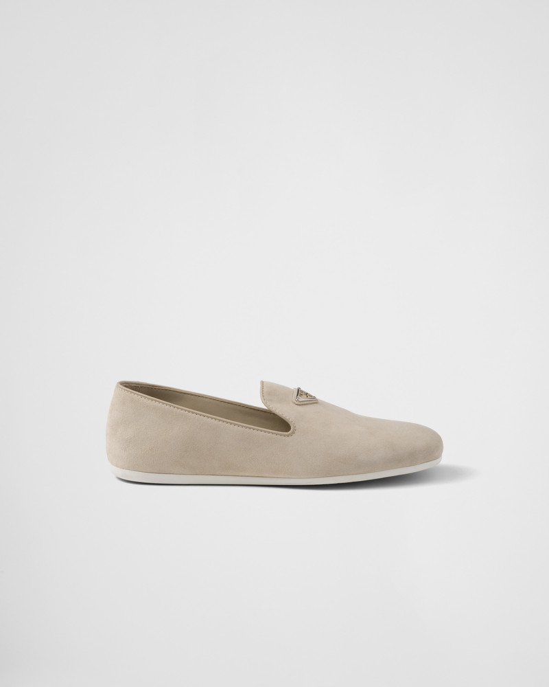 Prada Suede slip-on shoes outlook