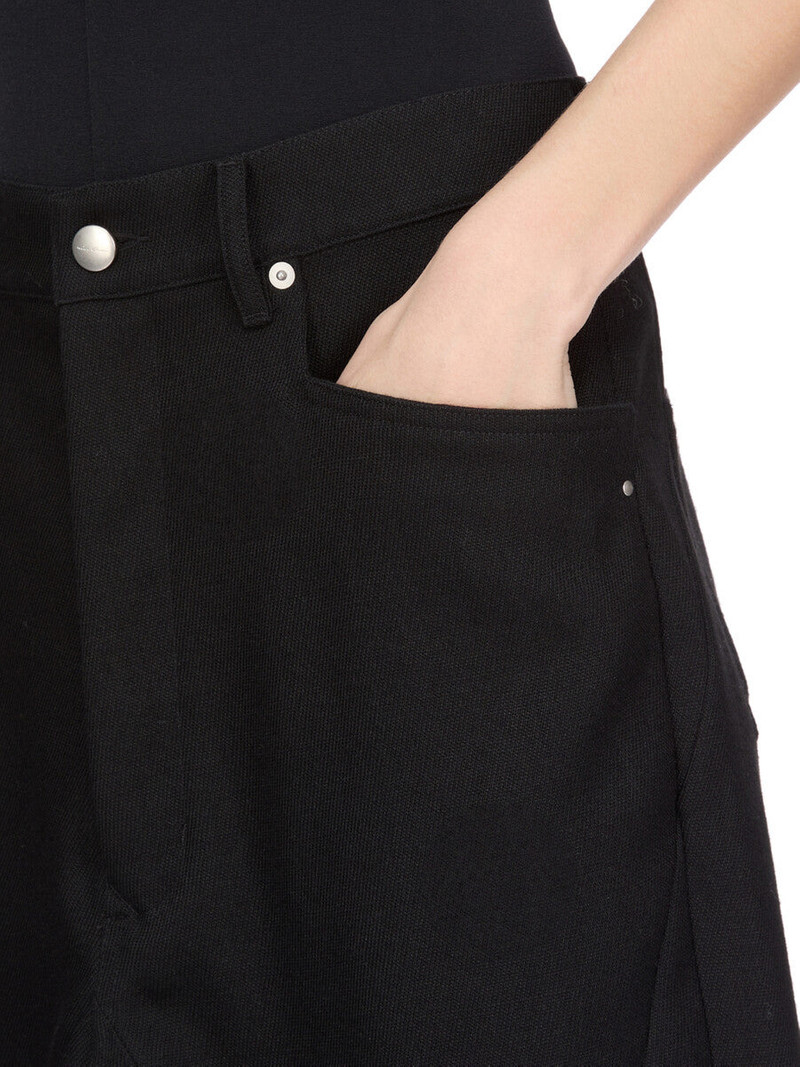Slivered wool midi skirt 6