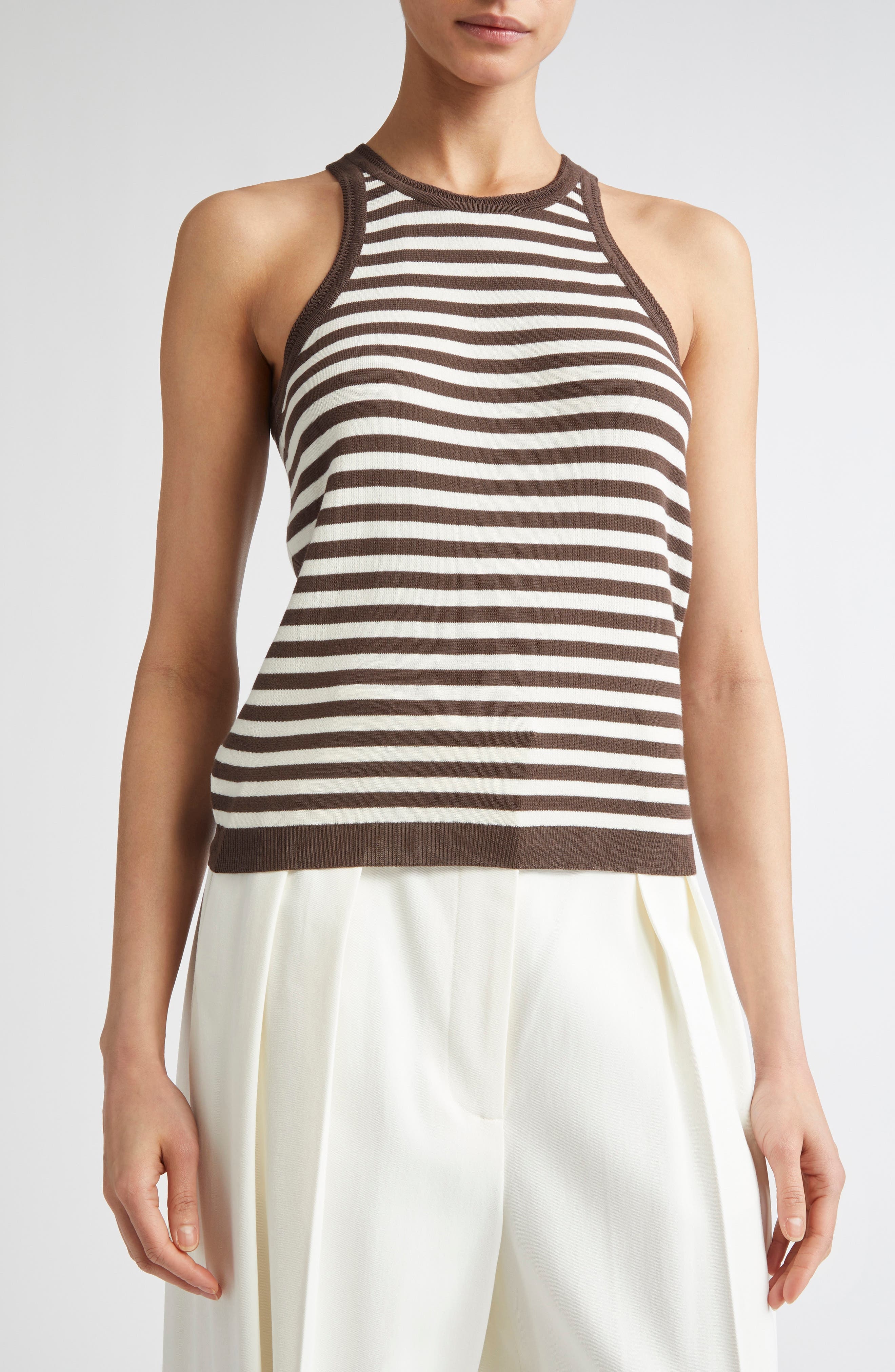 Max Mara Arnes Sweater Tank in Coffee at Nordstrom - 4